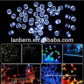 Christmas decoration 2014 rgb or single color IP44 waterproof 10m 100leds solar powered decorative outdoor solar lights